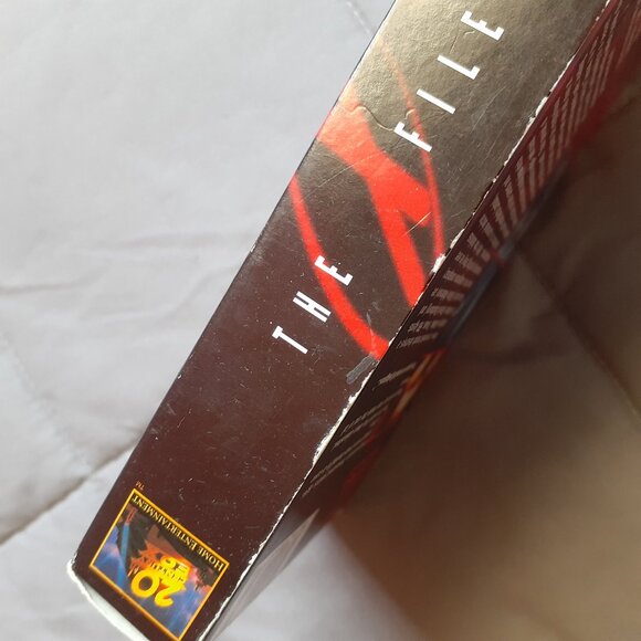 The X-Files Movie VHS 1998 THX Hollywood Video Rental Horror Scifi X Files - Picture 4 of 8